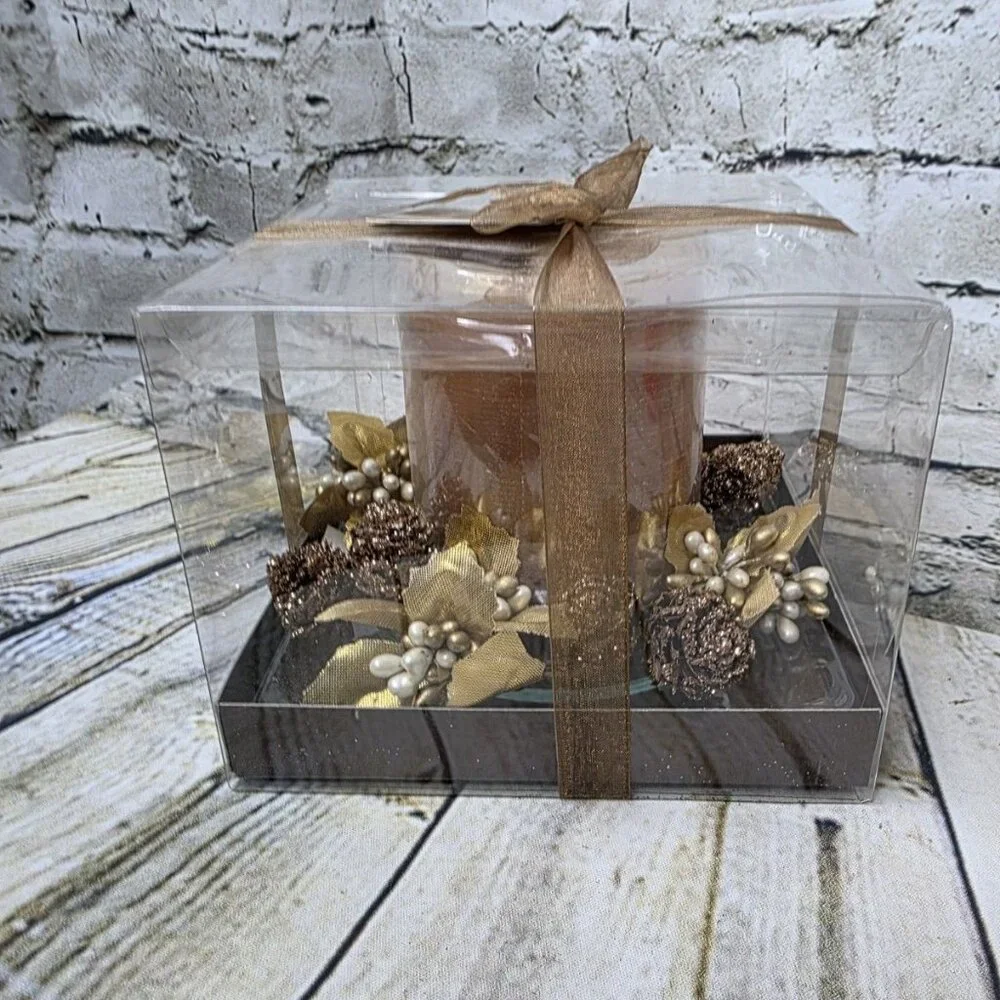 Pier 1 Imports Holiday Memories Candle Gift Set Amber Musk